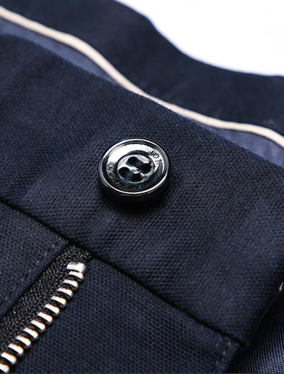 Exclusive slim-fit suit trousers