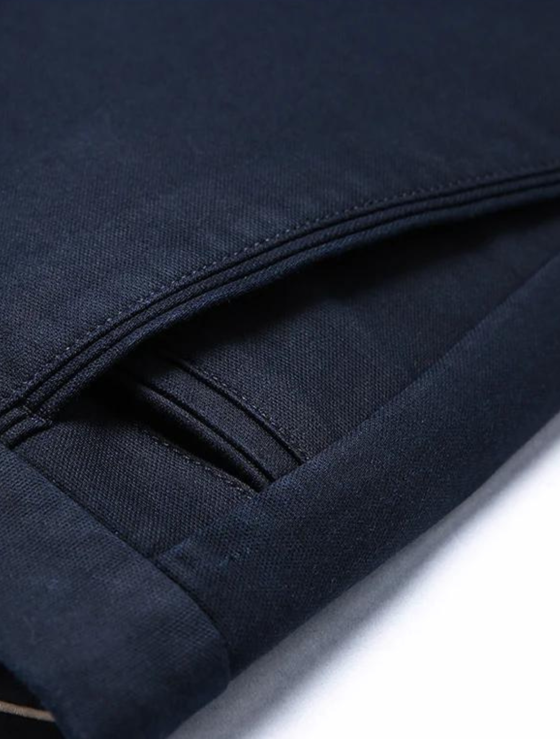 Exclusive slim-fit suit trousers