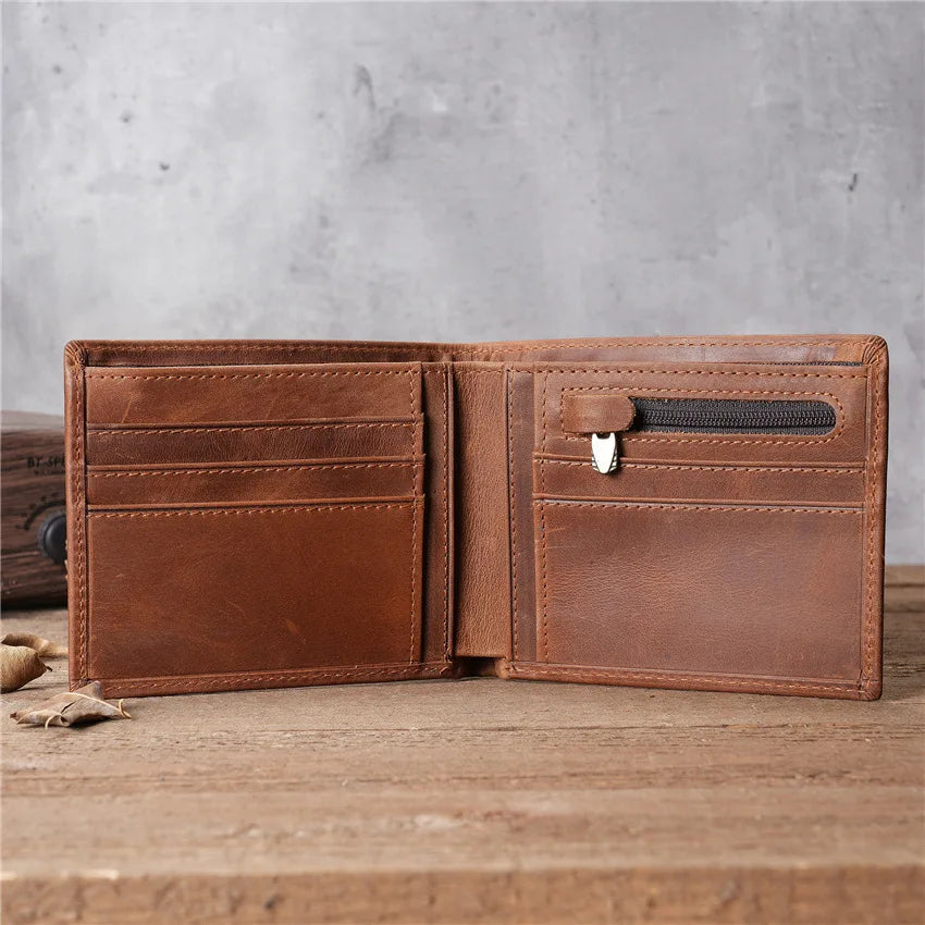 Cherries Minimalist Leather Wallet