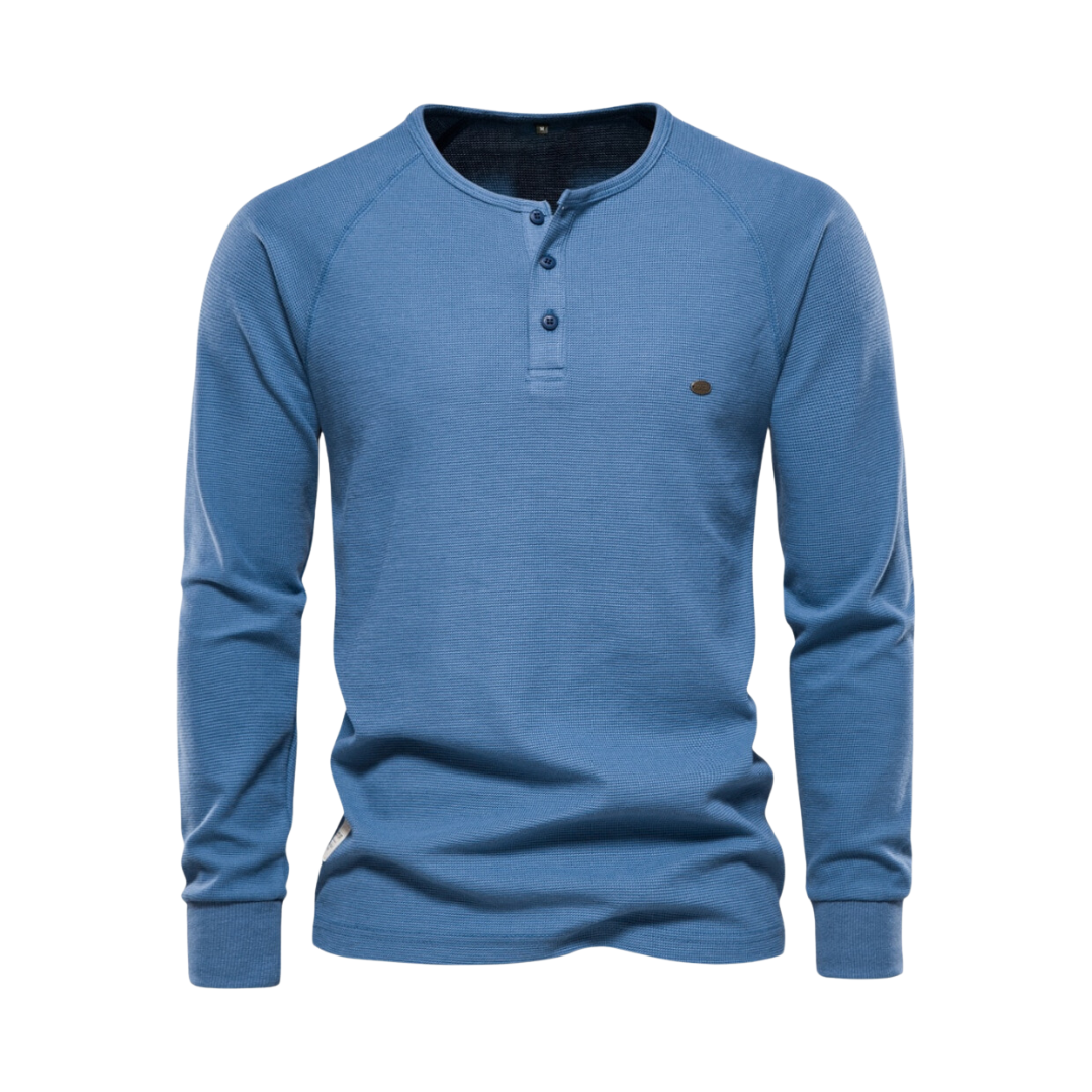 Henley waffle shirt