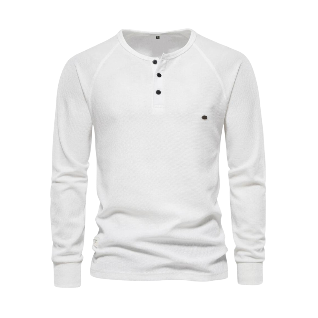 Henley waffle shirt
