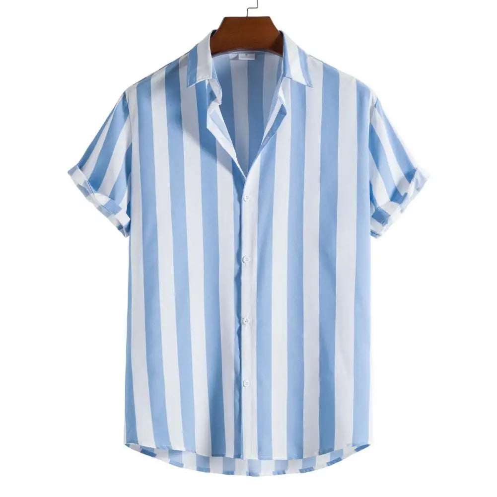 Hawaiian shirt with short sleeves